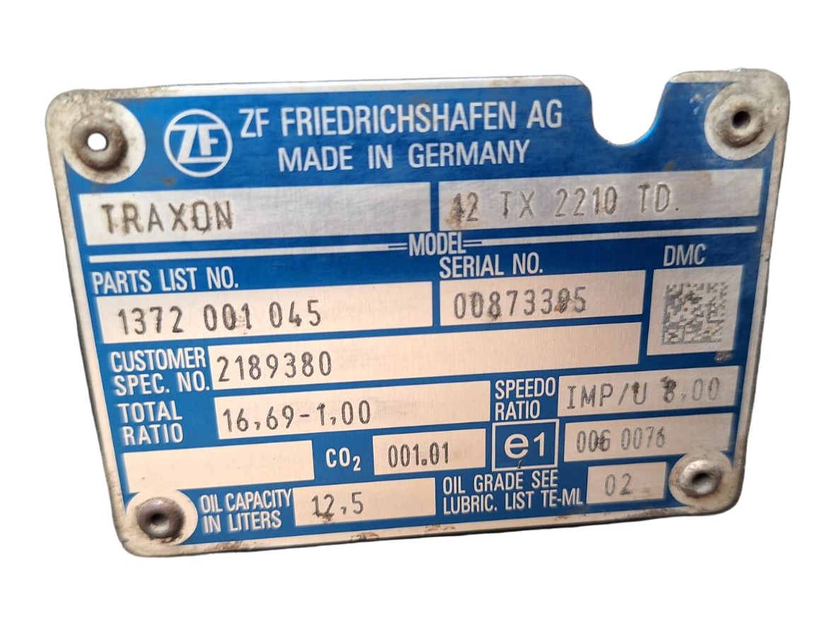 SKRZYNIA BIEGÓW TRAXON 12 TX 2210 TD 2189380 — zdjęcie 1 z 6