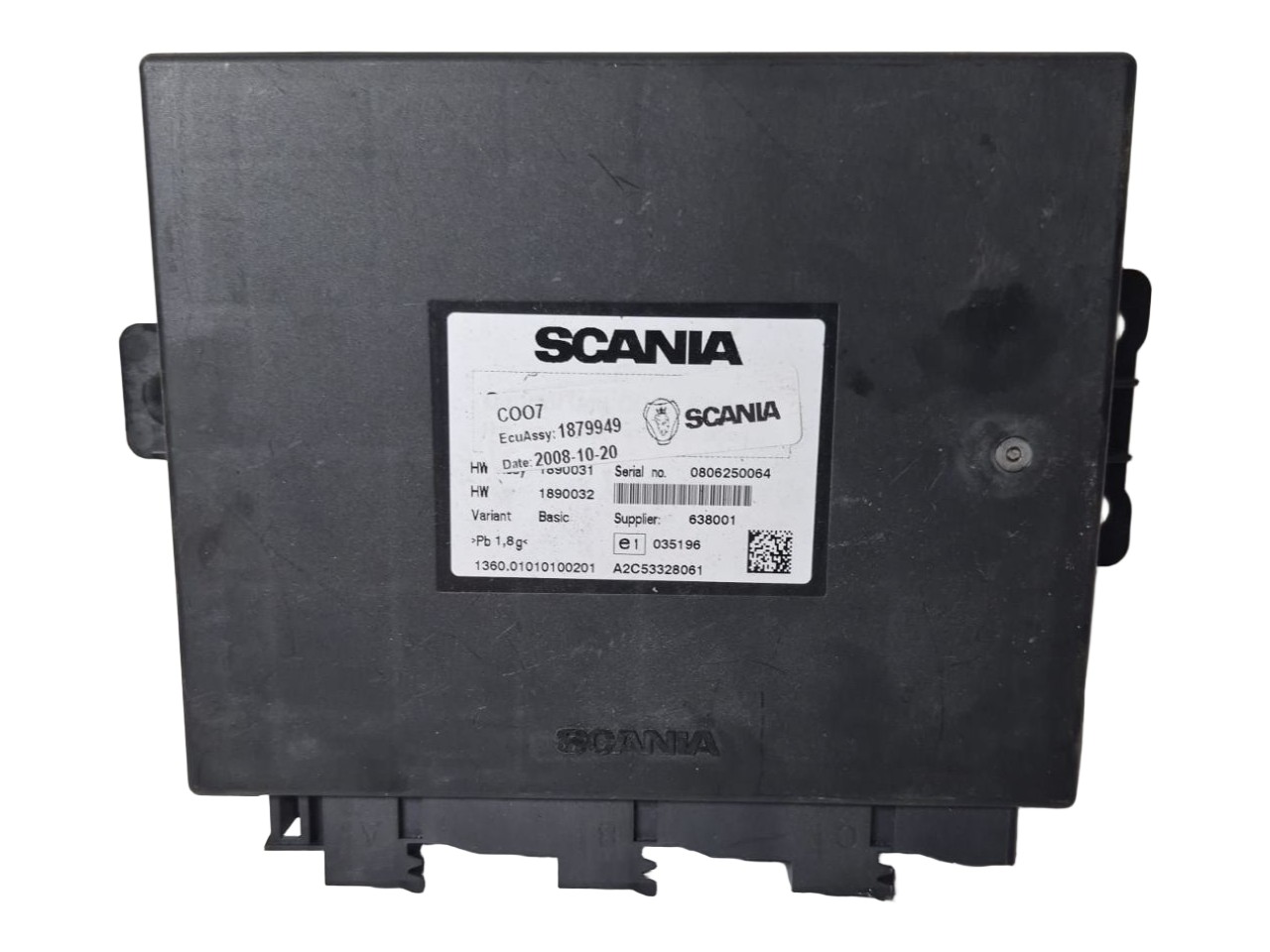 STEROWNIK KOORDYNATOR ECU COO7 SCANIA R