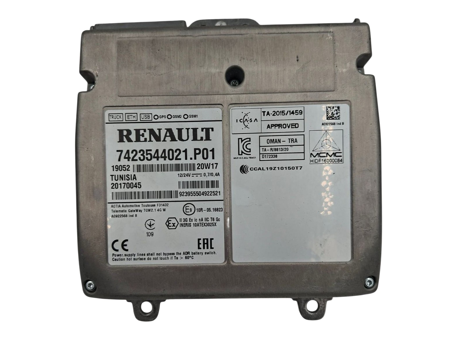 STEROWNIK MODUŁ TELEMATYKI TGW2.1  RENAULT GAMA T  2020R