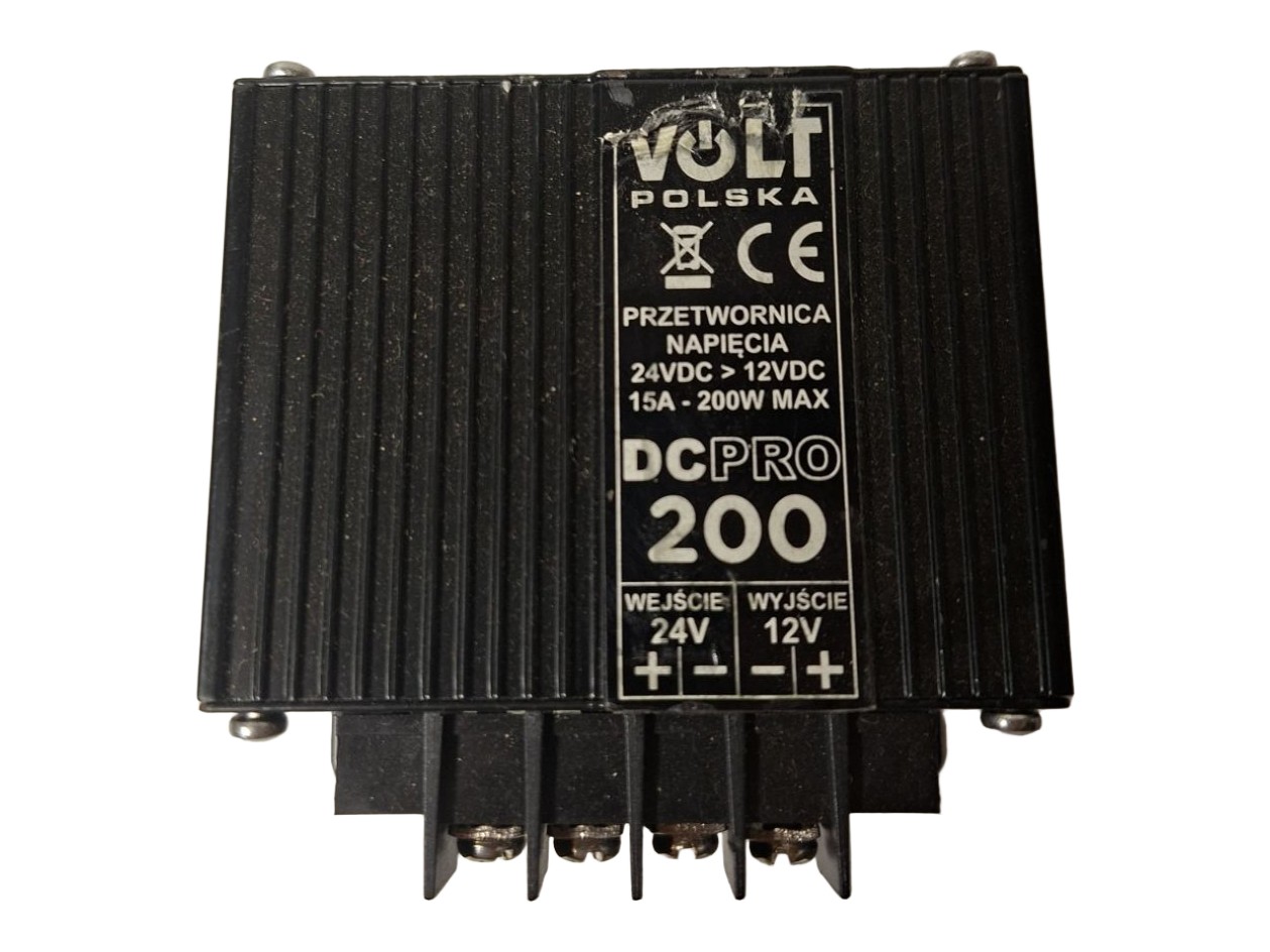 PRZETWORNICA NAPIĘCIA 24/12V VOLT DC-PRO200 — zdjęcie 1 z 4