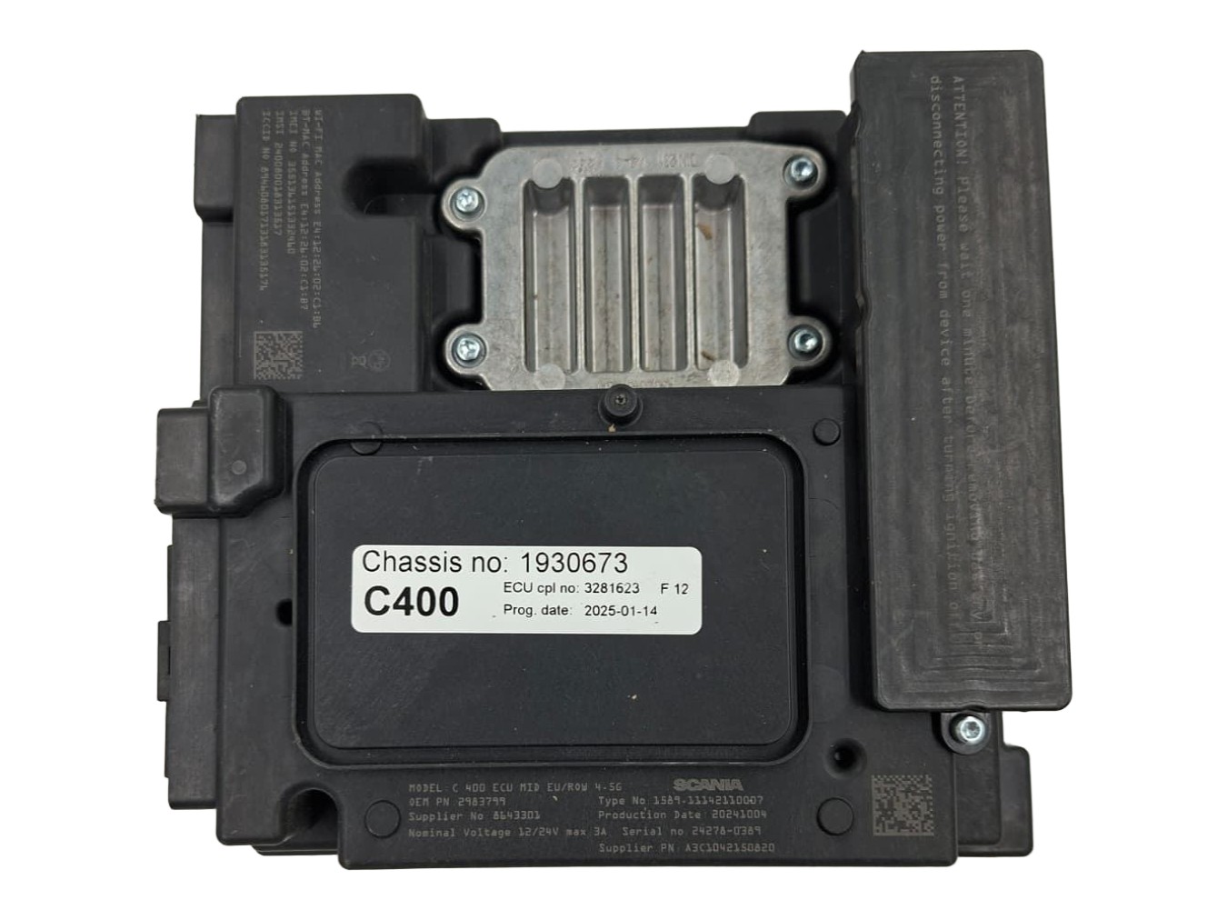 STEROWNIK MODUŁ ECU C400 SCANIA NTG R S P  2025R